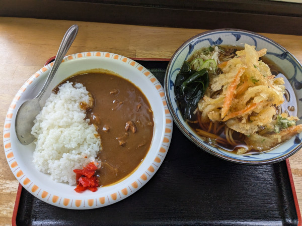 「カレーセット￥890」@そば処 あさひの写真