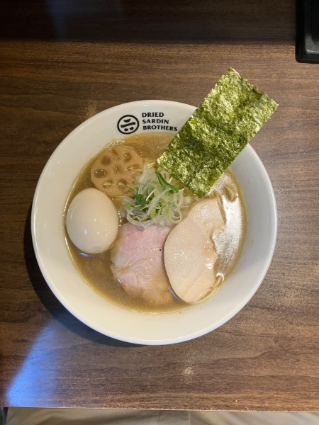 「煮干らーめん+和え玉」@DRIED SARDIN BROTHERSの写真