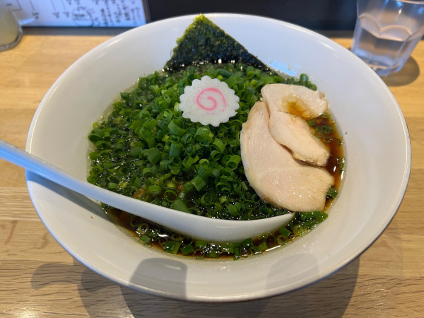 「ねぎラーメン醤油」@麺屋 加減の写真