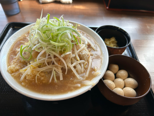 「ミニラーメン・うずら・生姜」@ラーメン貴丸の写真