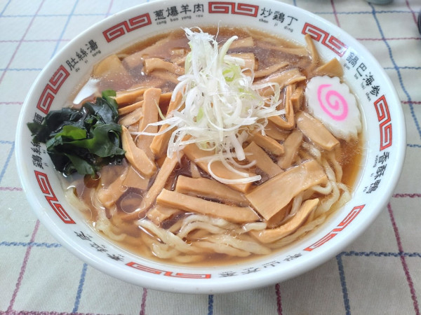 「メンマラーメン大盛」@わたりやの写真
