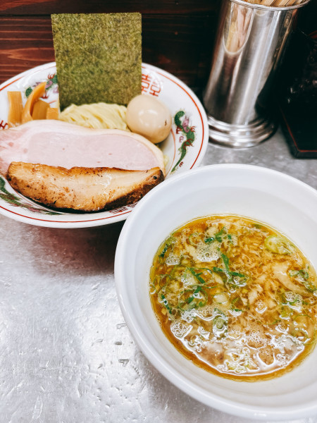 「節豚骨塩つけ麺」@麺や 睡蓮の写真