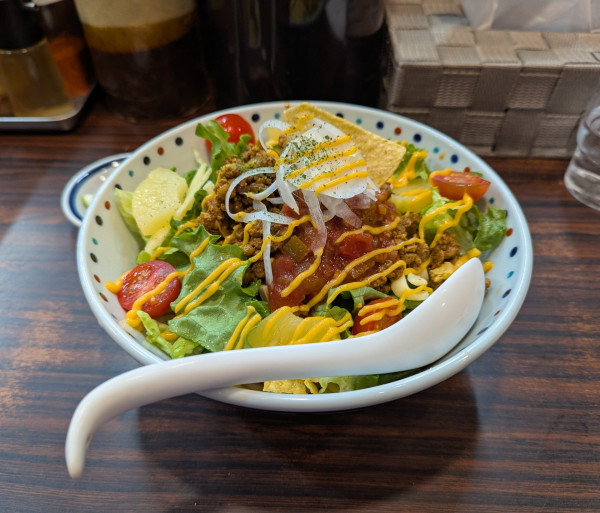 「MEXICANタコスまぜそば」@らー麺 あけどやの写真