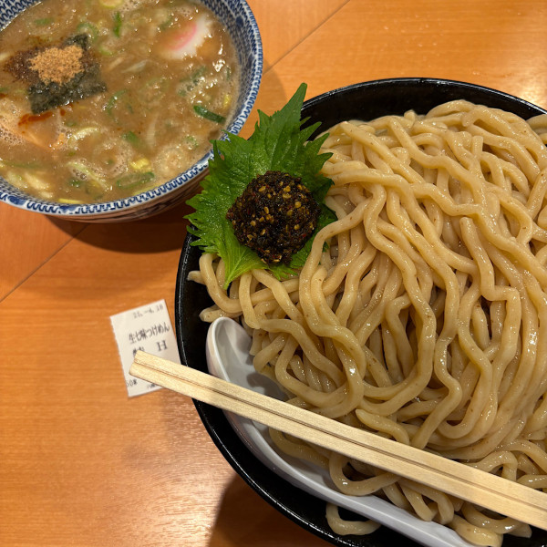 「生七味つけ麺特盛」@六厘舎の写真
