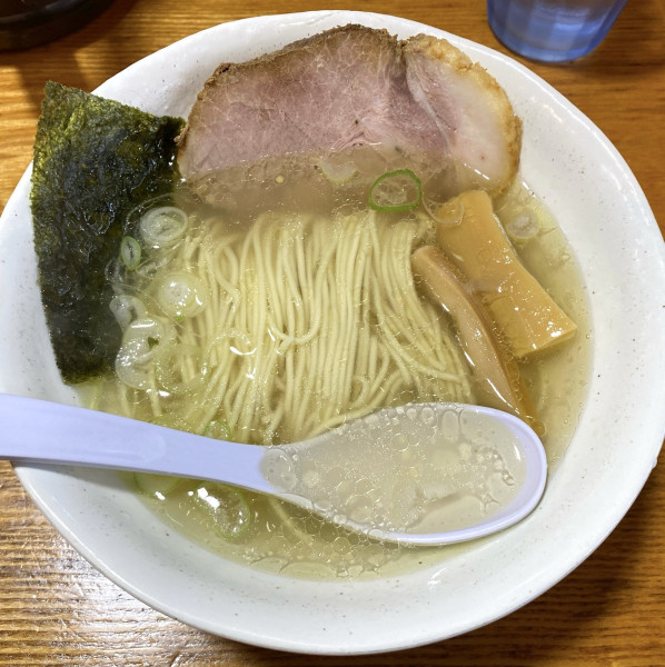 「基本のらーめん 730円」@上州地鶏ラーメン 翔鶴の写真