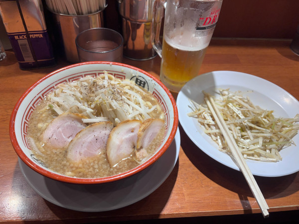 「ネギラーメン」@らーめん バリ男 豊洲店の写真