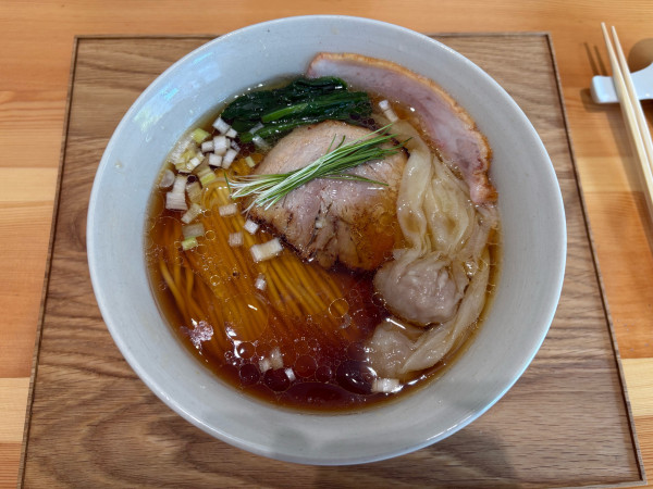 「わんたん入り醤油らぁめん」@せいめん 未さくの写真