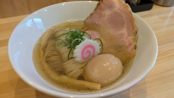 「「味玉塩らーめん」@中華そば みつ葉の写真