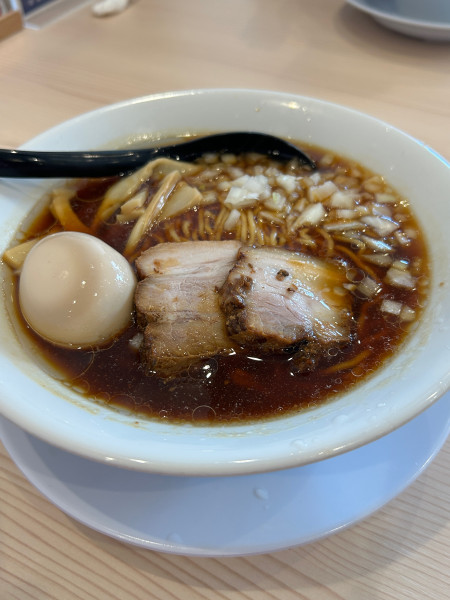 「ラーメン＋味玉」@ラーメン富士屋 千葉富士見店の写真