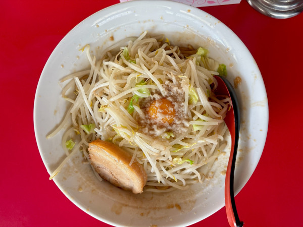 「まぜそば(醤油/麺大盛):1,000円」@麺処 MORI MORIの写真