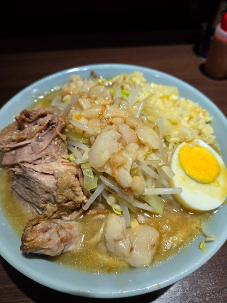 「ラーメン(味噌、ニンニク)」@ラーメン富士丸  西早稲田店の写真