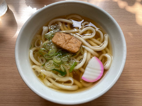 「うどん　￥５４０」@いなやの写真