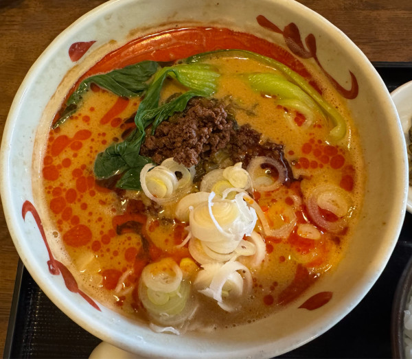 「担々めん」@会津喜多方ラーメン 蔵太鼓 茨城麻生店の写真