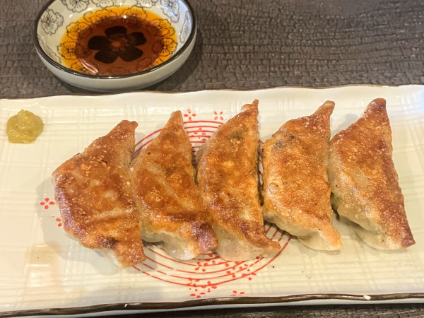 「焼餃子5個308円」@中華そば 富士鹿の写真