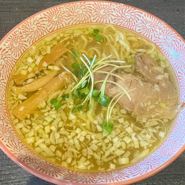 「地鶏塩中華そば913円他」@中華そば 富士鹿の写真