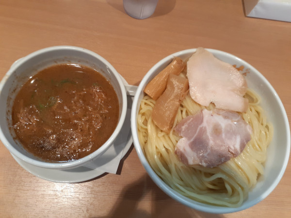 「海老つけ麺、大盛」@らぁ麺 はやし田 町田店の写真