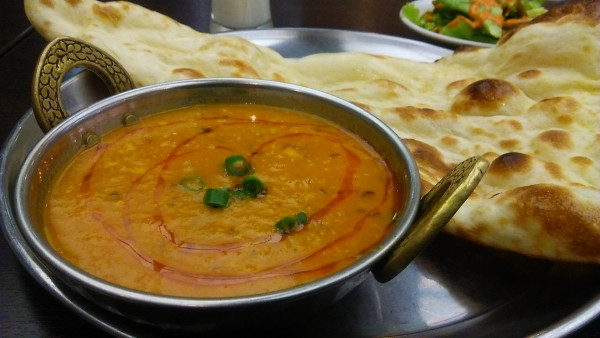 「ランチ 1カレーセット ダルカレー 850円」@タンドリーパレス 小石川店の写真