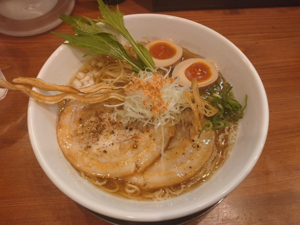 「特製魚だし(細麺)¥1200-」@ふじ門製麺の写真
