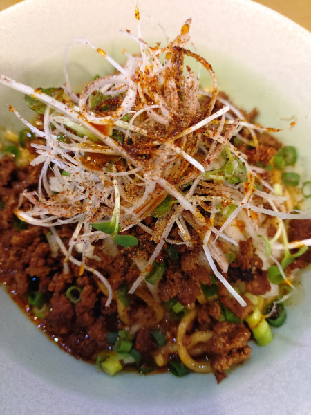 「汁無し担担麺 1000円」@中華そば すばる食堂の写真