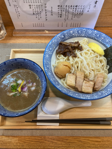 「つけ麺　並　特製」@丸三角四角の写真