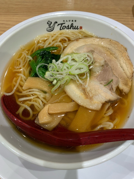 「半ラーメン」@れんげ食堂 Toshu 亀有北口店の写真