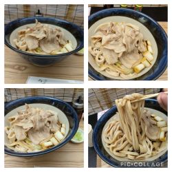 豚ぶっかけうどん➕麺増し