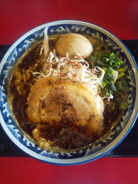 「焦がし味噌らーめん（味玉付き）」@麺匠 紗蔵 岐阜店の写真