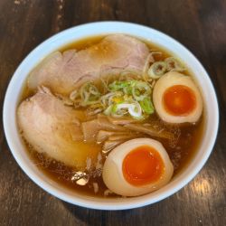 中華そば、大盛、味玉