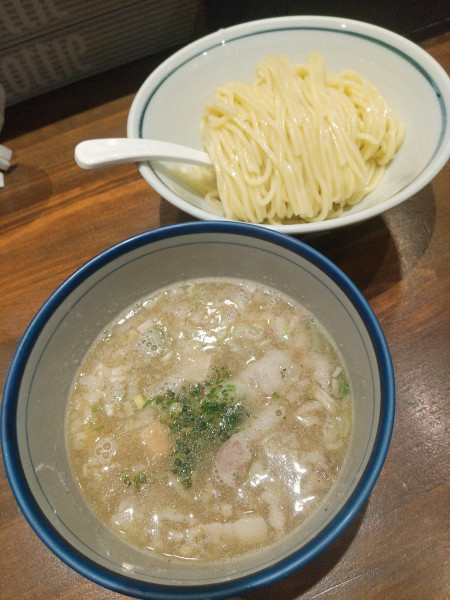 「塩つけ麺 豚にんにく」@めいげんその写真