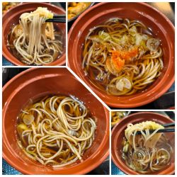 もつ煮定食セットのミニそば