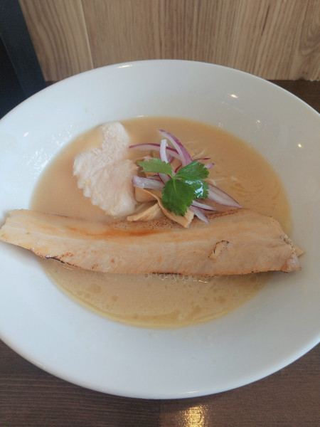 「濃厚福島鶏白湯」@麺処 若武者 大和田店の写真