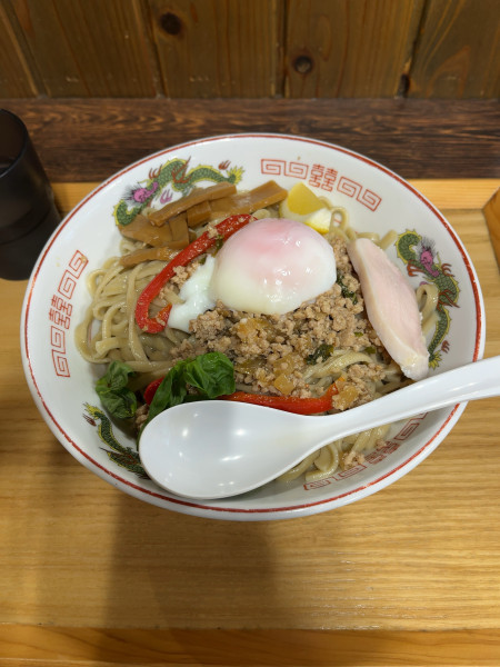 「ガパオまぜそば」@らぁ麺 大金星の写真