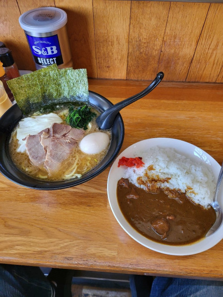 「萬年家セットC並」@横浜ラーメン 萬年家の写真