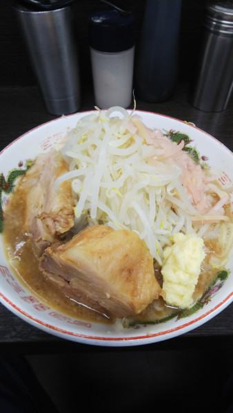 「ラーメン少なめ岩下の新生姜」@ラーメン二郎 川越店の写真