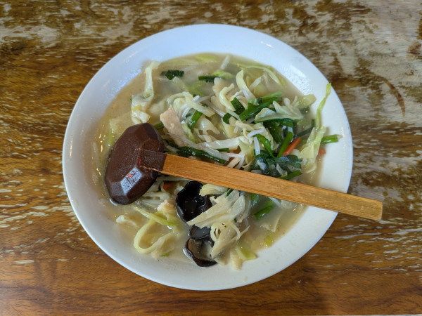 「タンメン(塩味)：750円」@桃源の写真