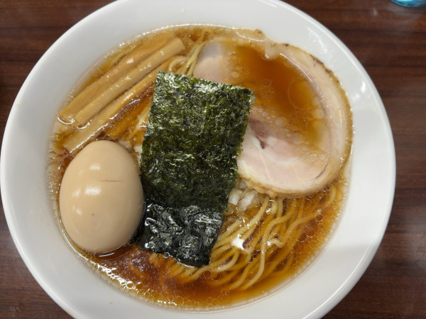 「ラーメン並＋煮玉子」@めんくい亭の写真