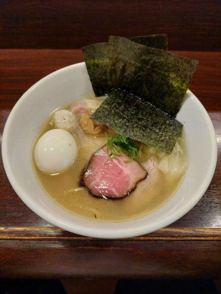 「特製塩そば 細麺」@麺屋 ルリカケスの写真