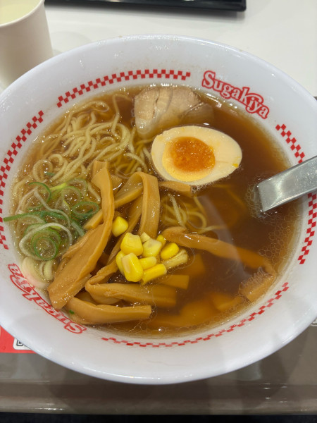 「本店の味めんま醤油ラーメン」@スガキヤ カラフルタウン岐阜店の写真
