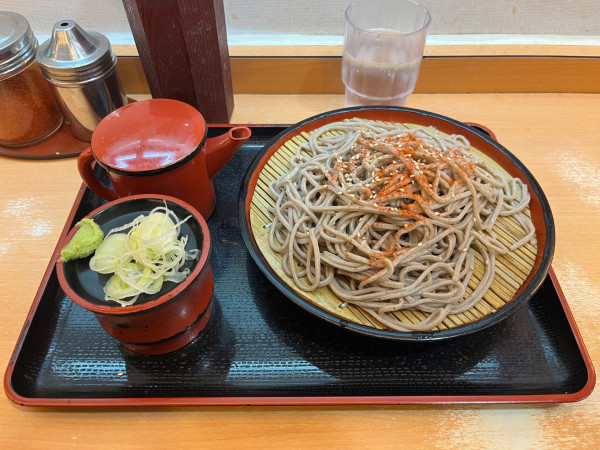 「もりそば370円」@かのや 新宿西口店の写真