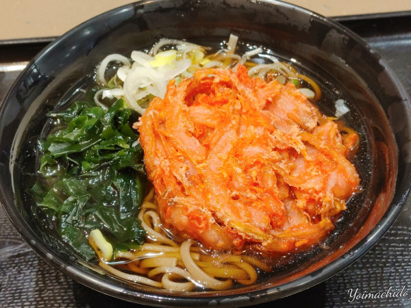 「紅生姜天そば（600円）」@名代 富士そば 大宮東口店の写真