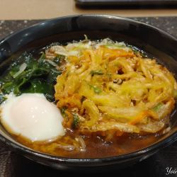 天玉そば（温泉玉子：680円）