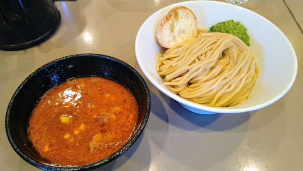 「海老トマトつけ麺」@つけ麺 五ノ神製作所の写真