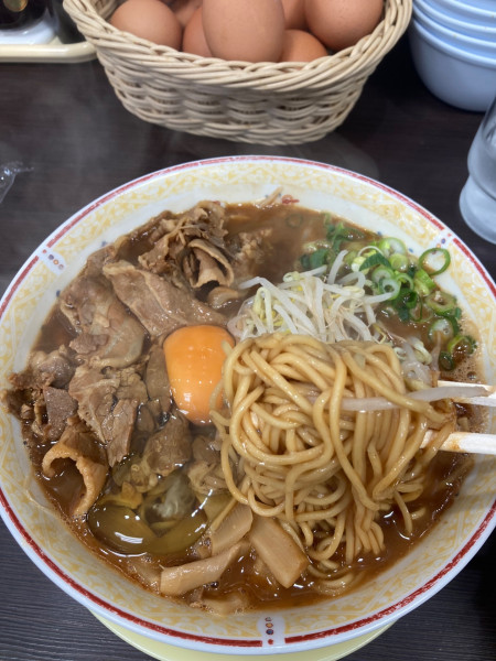 「肉入り大850」@徳島ラーメン 大孫 川内店の写真