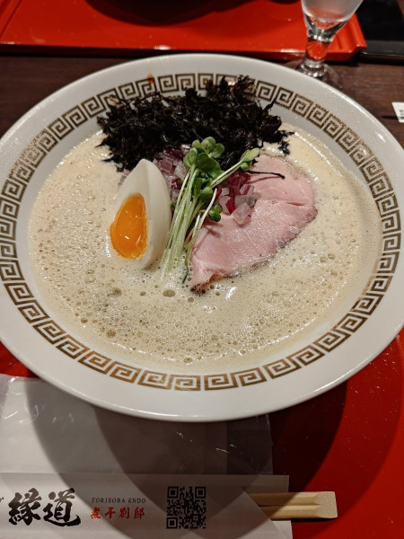 「泡そば」@鶏そば縁道の写真