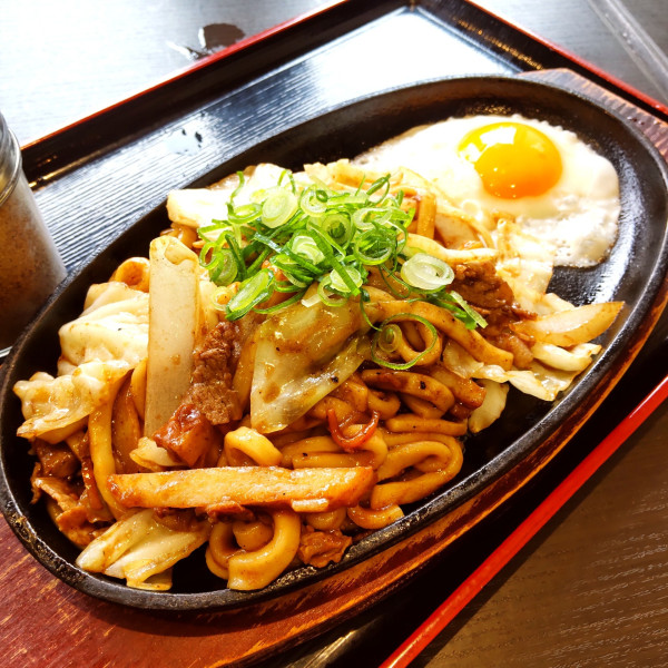「焼きうどん（￥820）」@資さんうどん 別府店の写真