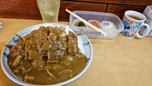 「カツカレー大盛り」@奥州軒の写真