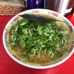 中華そば大盛り　ネギ増し