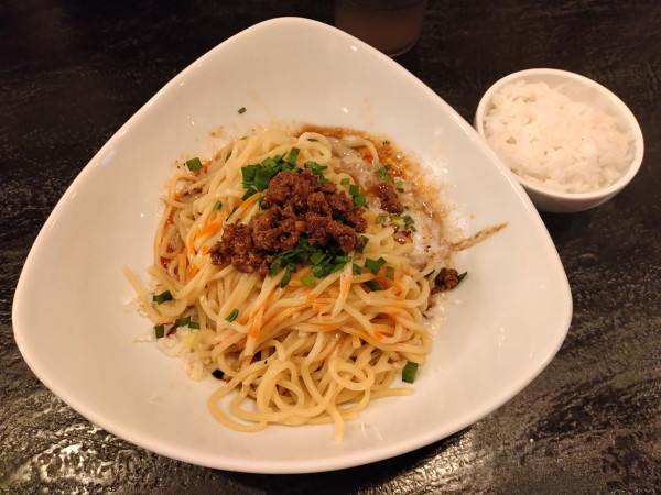 「汁なし担々麺¥1150+ジャスミンライス(小)¥100-」@虎穴の写真