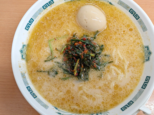 「とんこつニラ南蛮」@日高屋 青物横丁店の写真