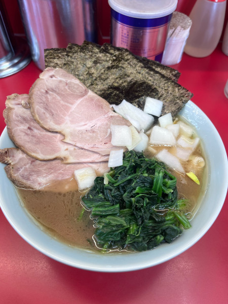 「ヤムクサラーメン　並」@横浜ラーメン武蔵家 薬園台店の写真
